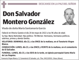 Salvador  Montero  González