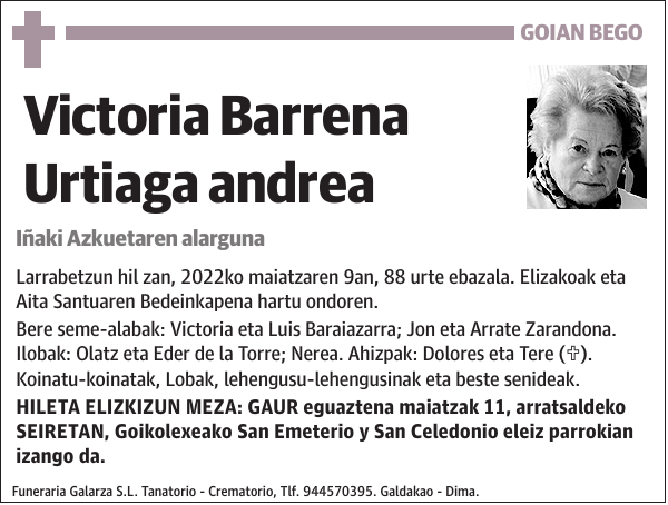 Victoria Barrena Urtiaga