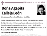 Agapita  Calleja  León