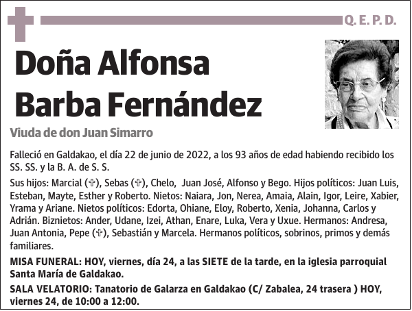Alfonsa Barba Fernández