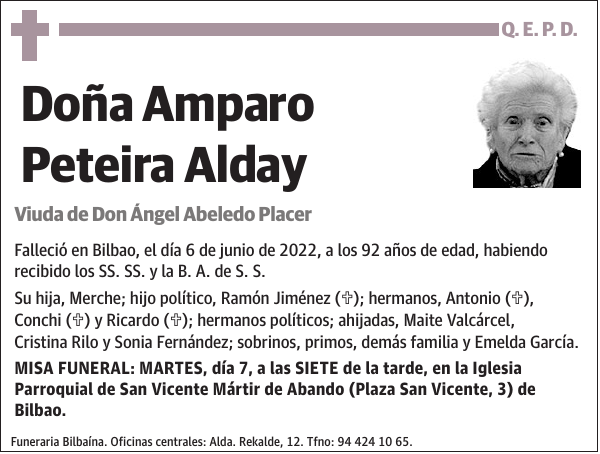 Amparo Peteira Alday