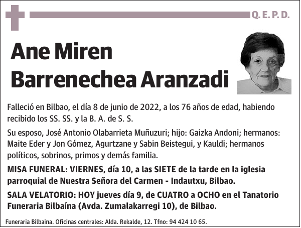 Ane Miren Barrenechea Aranzadi