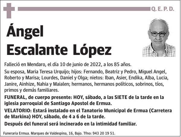 Ángel Escalante López