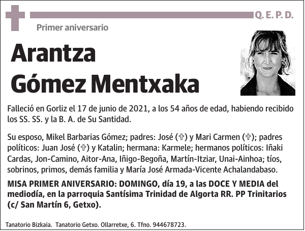 Arantza Gómez Mentxaka