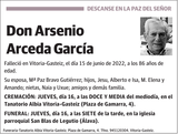 Arsenio  Arceda  García