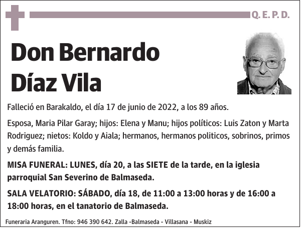Bernardo Díaz Vila