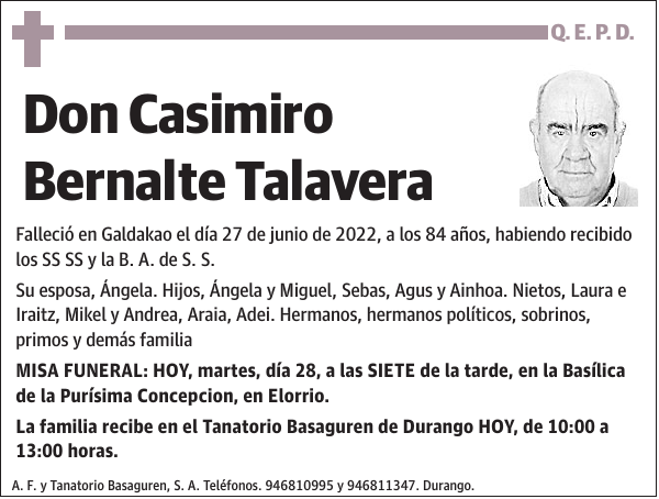 Casimiro Bernalte Talavera