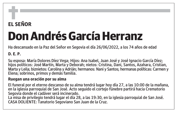 Don Andrés García Herranz