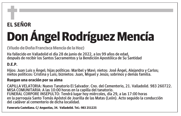 Don Ángel Rodríguez Mencía