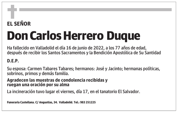 Don Carlos Herrero Duque
