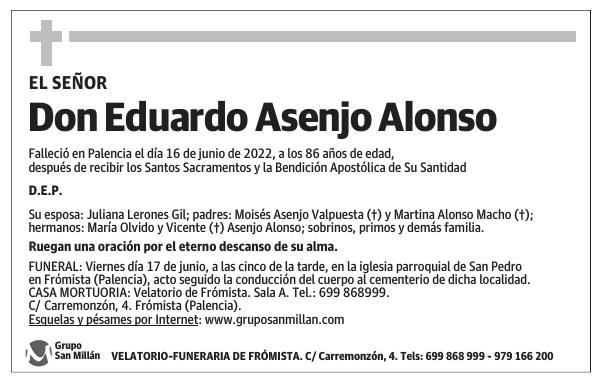 Don Eduardo Asenjo Alonso