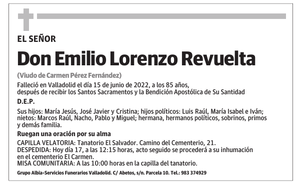 Don Emilio Lorenzo Revuelta