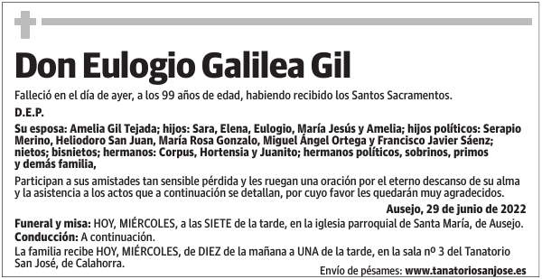 Don  Eulogio  Galilea  Gil