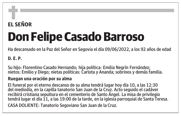 Don Felipe Casado Barroso
