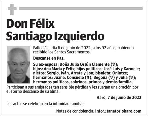 Don  Félix  Santiago  Izquierdo