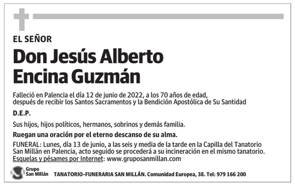Don Jesús Alberto Encina Guzmán