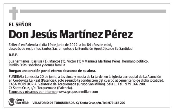 Don Jesús Martínez Pérez