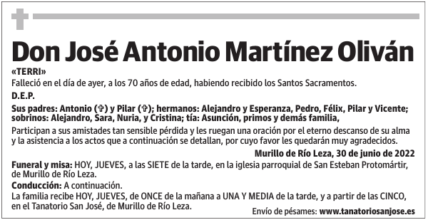 Don  José  Antonio  Martínez  Oliván