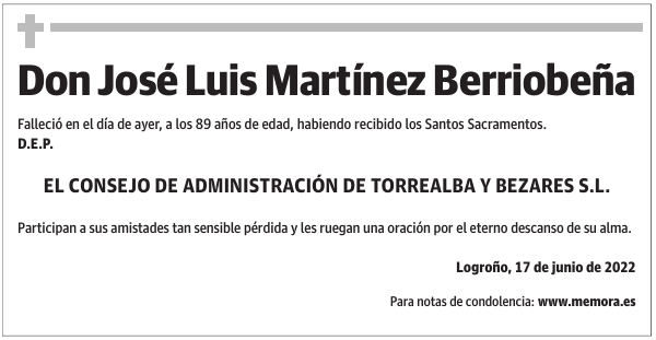 Don  José  Luis  Martínez  Berriobeña