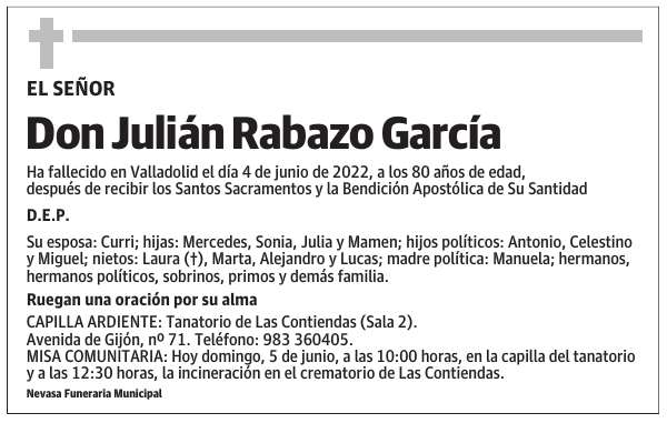 Don Julián Rabazo García
