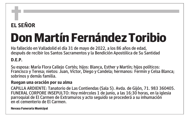 Don Martín Fernández Toribio