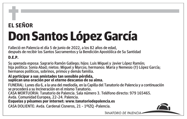 Don Santos López García