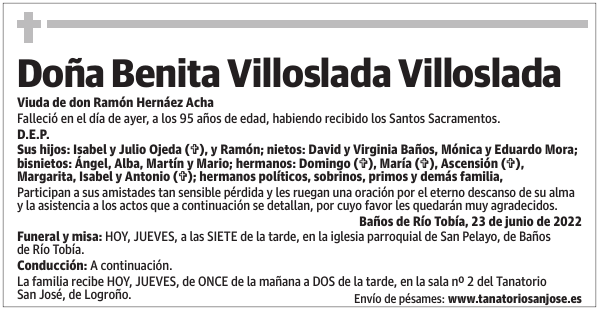 Doña  Benita  Villoslada  Villoslada