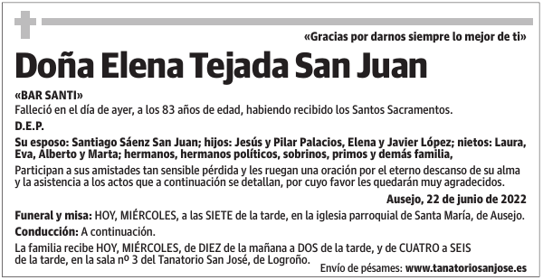 Doña  Elena  Tejada  San  Juan