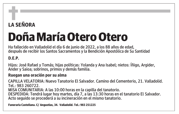 Doña María Otero Otero