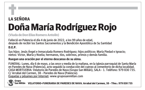 Doña María Rodríguez Rojo