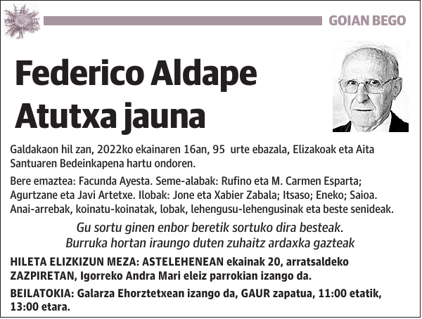 Federico Aldape Atutxa
