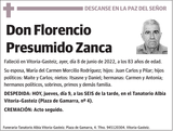 Florencio  Presumido  Zanca