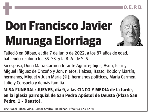 Francisco Javier Muruaga Elorriaga