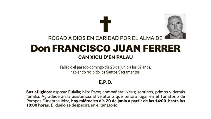 Francisco  Juan  Ferrer