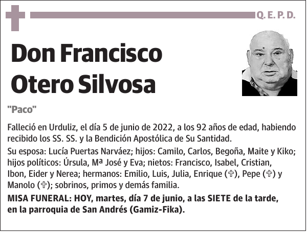 Francisco Otero Silvosa