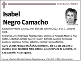 Isabel  Negro  Camacho