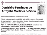 Isidro  Fernández  de  Arroyabe  Martínez  de  Soria