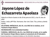 Jayone  López  de  Echazarreta  Apaolaza