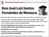 José  Luis  Santos  Fernández  de  Matauco