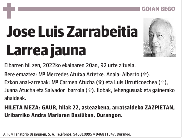 Jose Luis Zarrabeitia Larrea