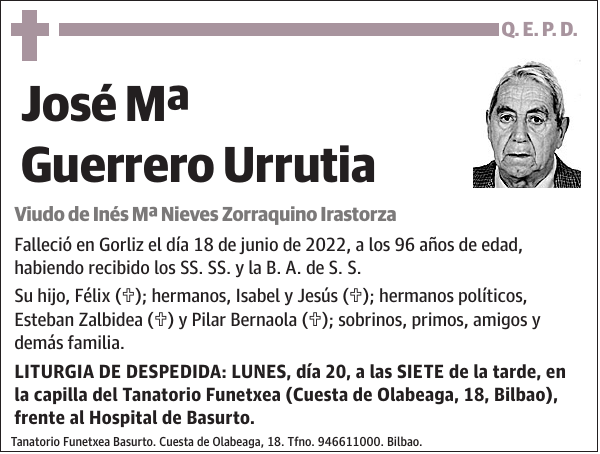 José Mª Guerrero Urrutia
