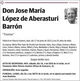 Jose  María  López  de  Aberasturi