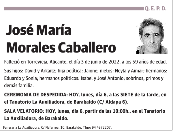 José María Morales Caballero