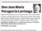 Jose  María  Perugorria  Larrinaga