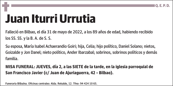 Juan Iturri Urrutia