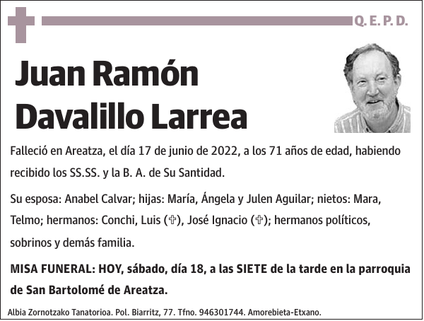 Juan Ramón Davalillo Larrea