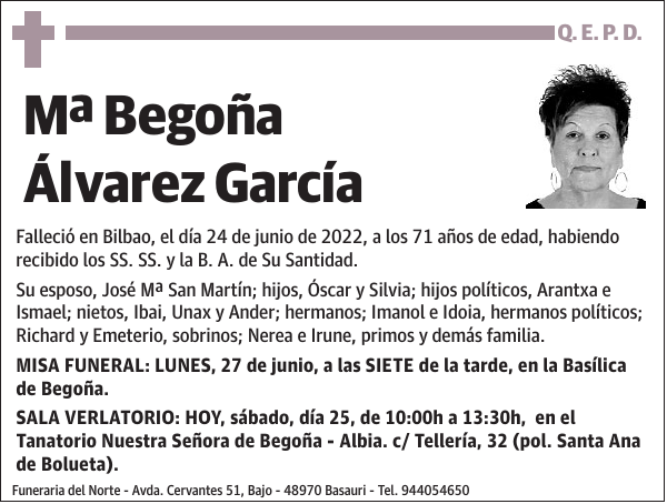 Mª Begoña Álvarez García