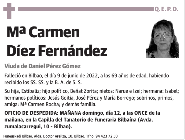 Mª Carmen Díez Fernández