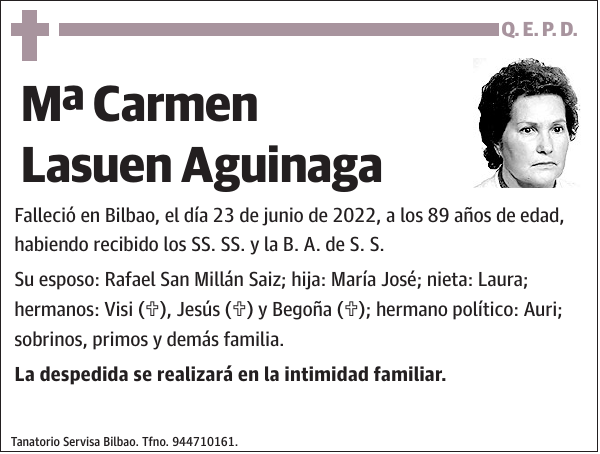 Mª Carmen Lasuen Aguinaga