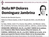 Mª  Dolores  Domínguez  Jambrina